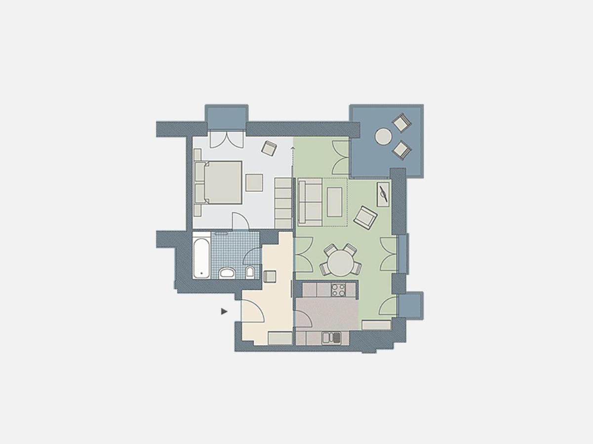 Kaiservillen Heringsdorf - Ferienwohnung Mit 1 Schlafzimmer Und Balkon D224 Εξωτερικό φωτογραφία